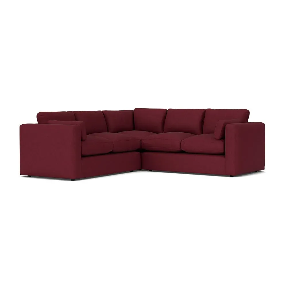 Clarke Corner Sofa - Rosehip, Linen Mix