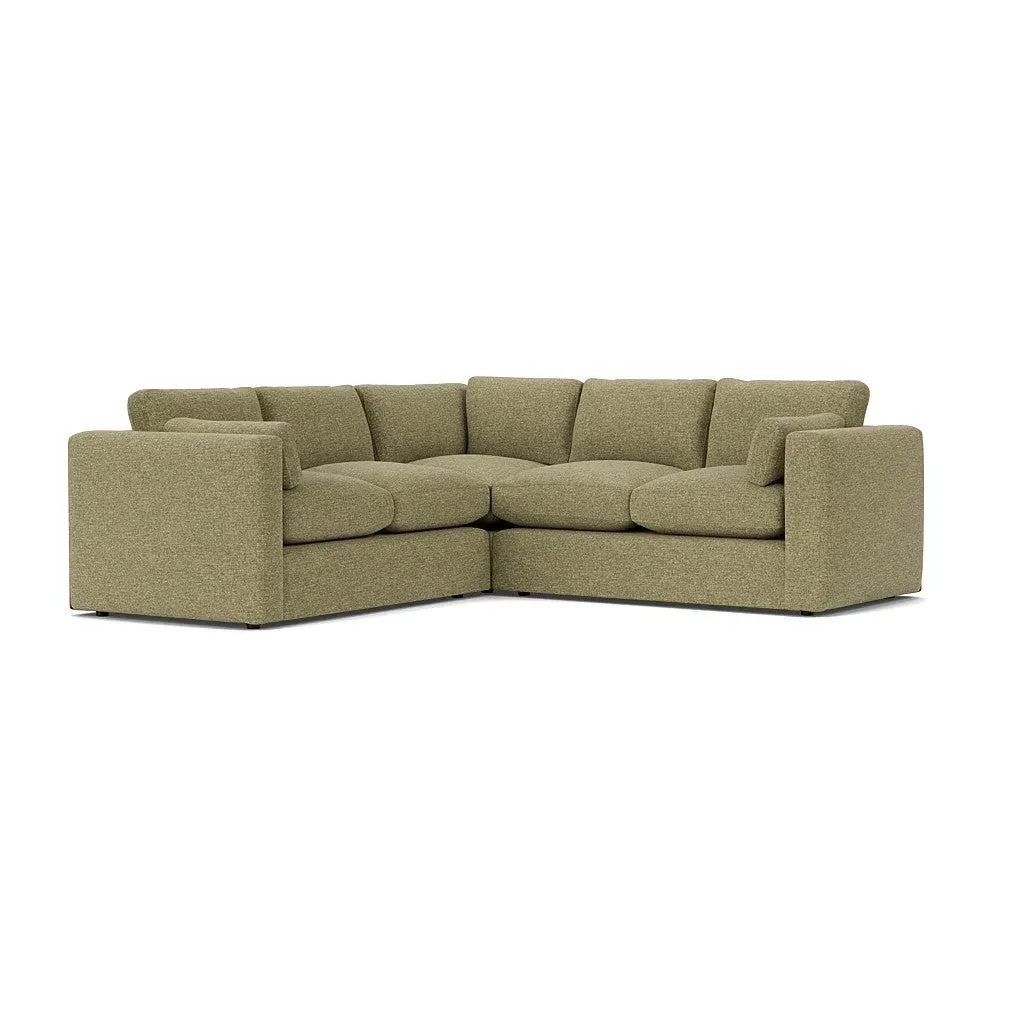 Clarke Corner Sofa - Sage, Aquaclean Oxford