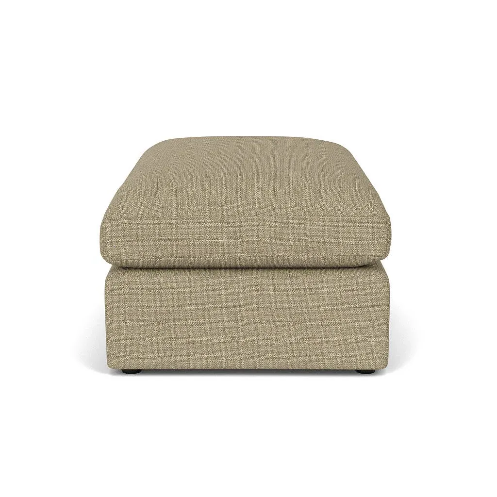 Clarke Large Foot Stool - Green Marl