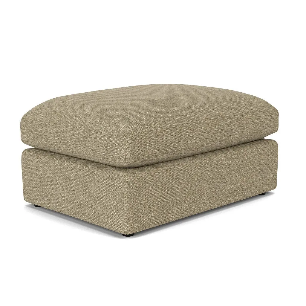 Clarke Large Foot Stool - Green Marl