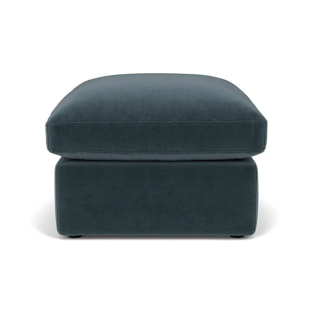 Clarke Foot Stool - Night Sky, Matt Velvet