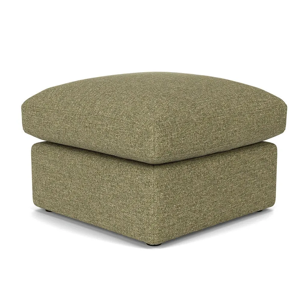 Clarke Small Foot Stool - Sage, Aquaclean Oxford