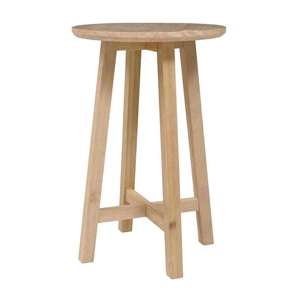 Round Side Table - Hardwood
