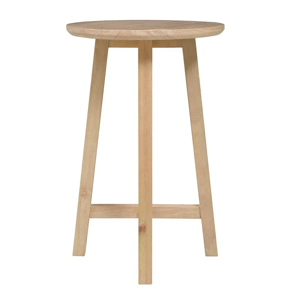 Round Side Table - Hardwood