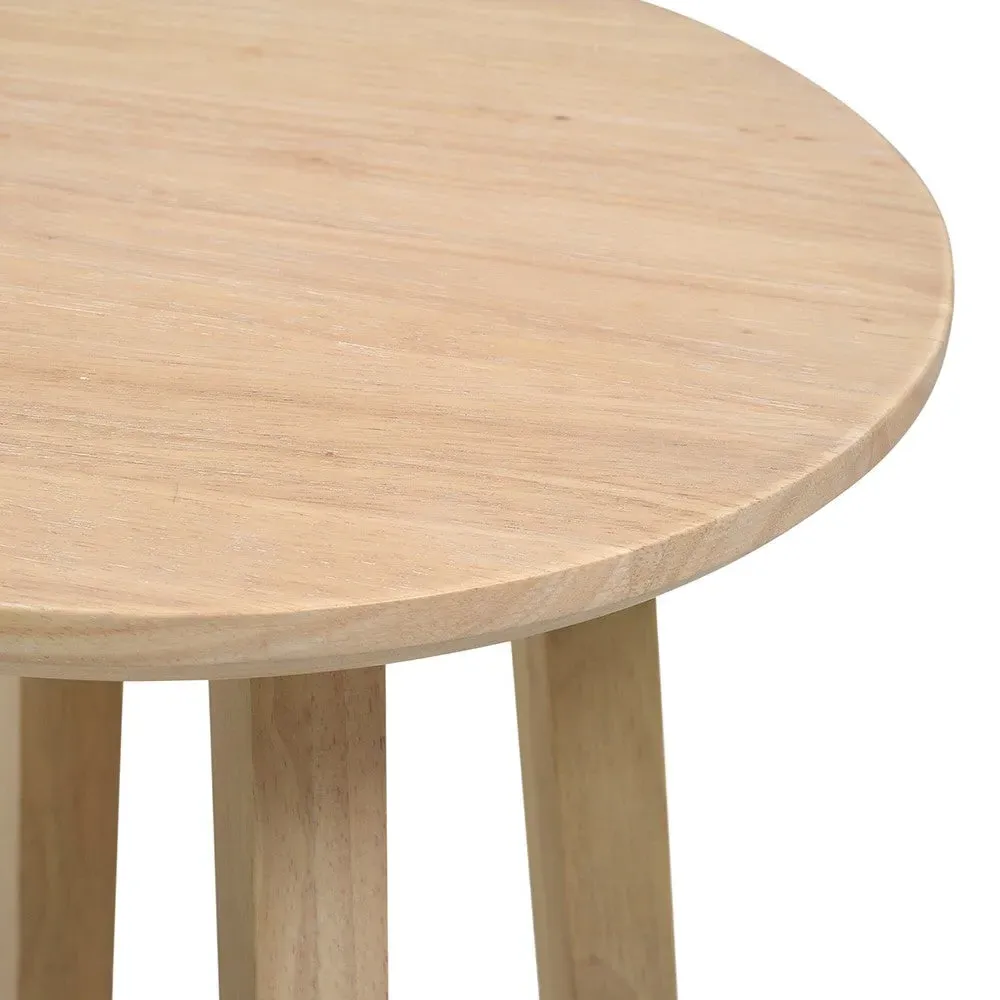 Round Side Table - Hardwood