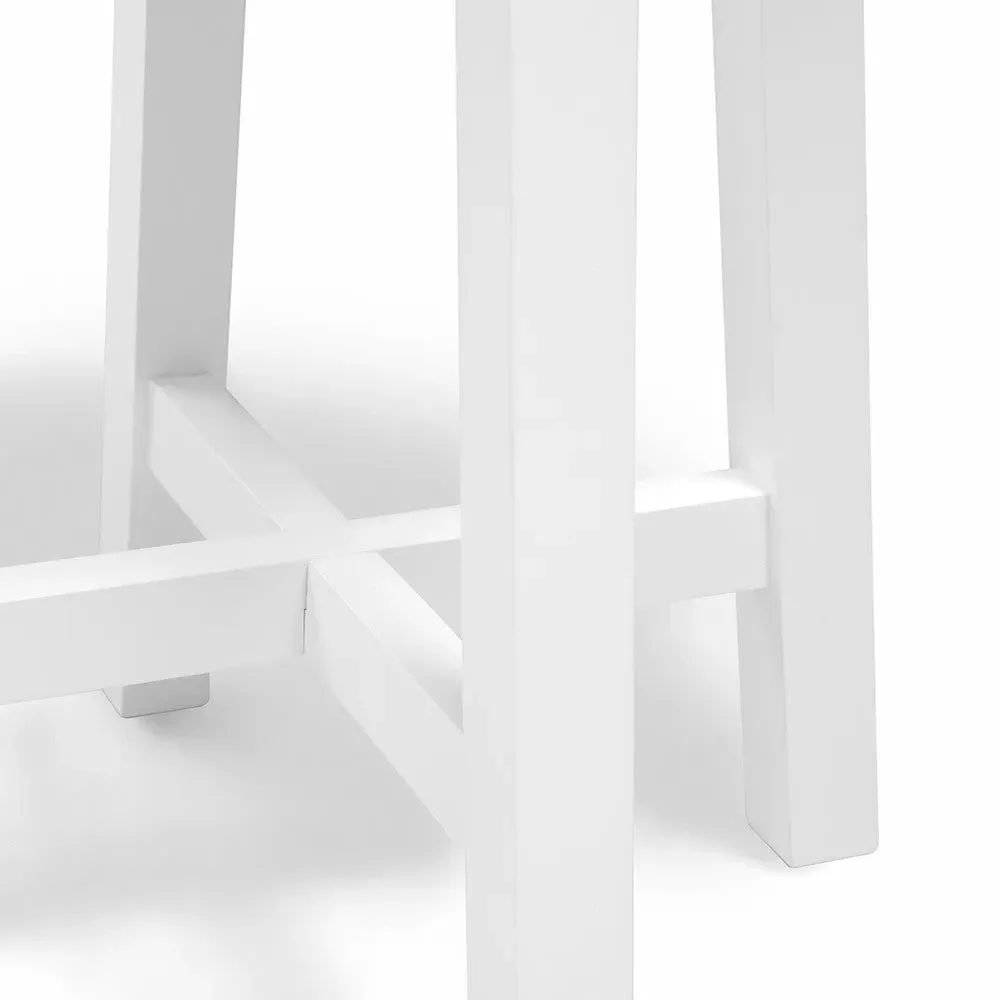 Round Side Table - Pure White