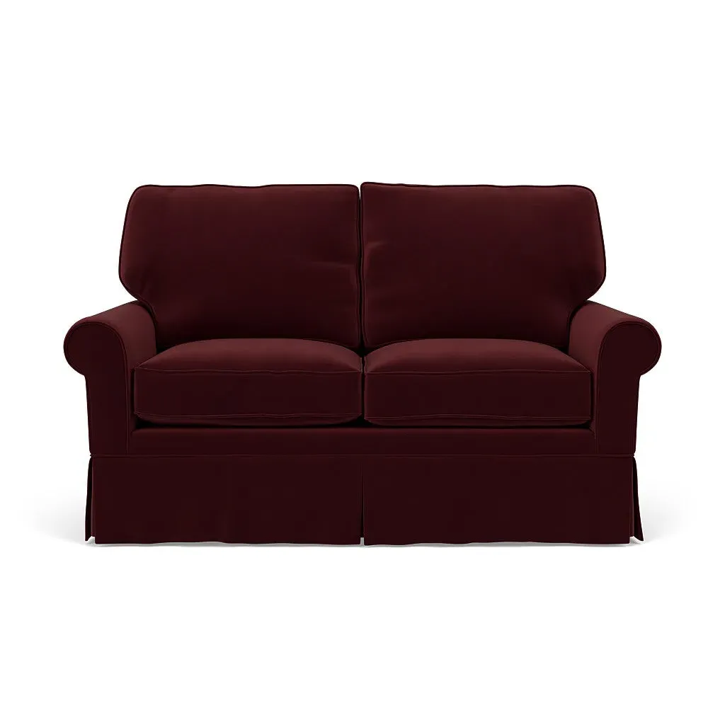 2-Seater Sofa - Dark Rosehip, Matt Velvet image