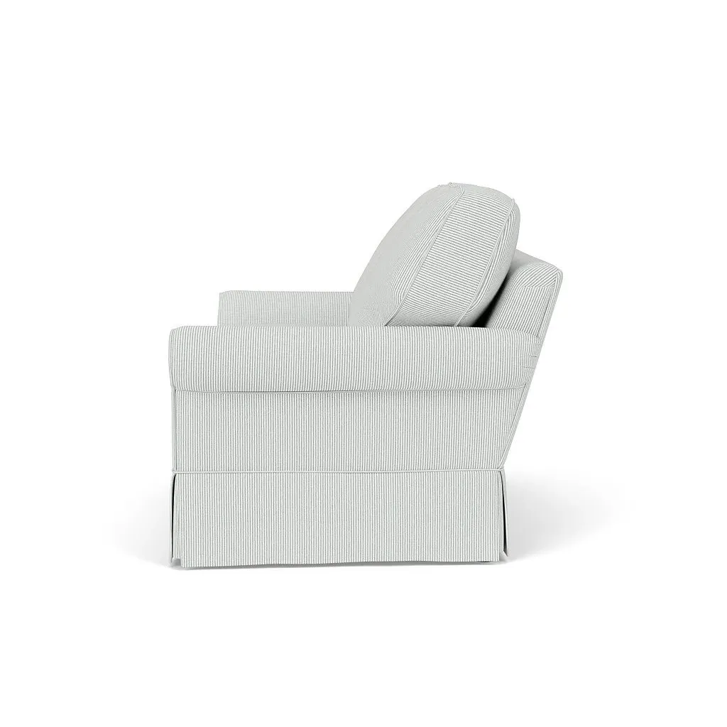 2-Seater Sofa - Duck Egg, Broadway Stripe