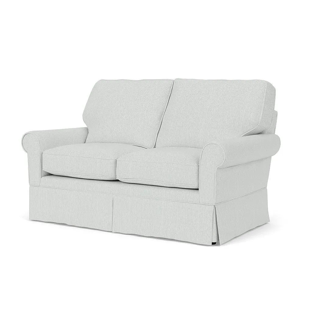 2-Seater Sofa - Duck Egg, Broadway Stripe