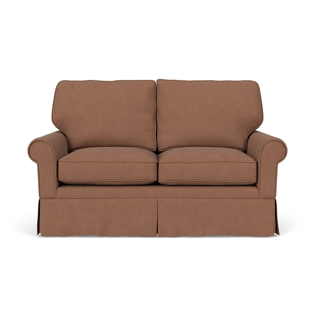 2-Seater Sofa - Dusky Blush, House Linen Mix image