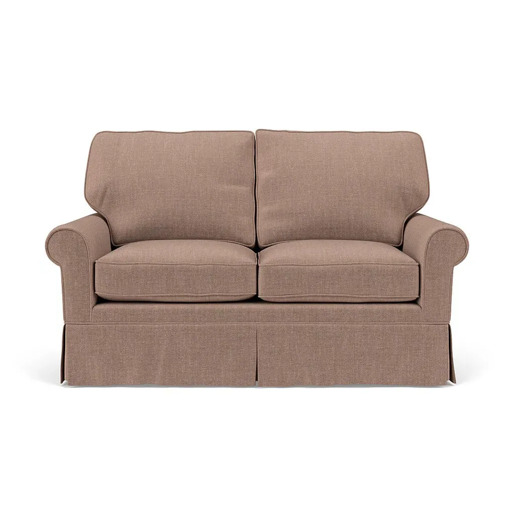2-Seater Sofa - Dusky Rose, Eco Chenille image