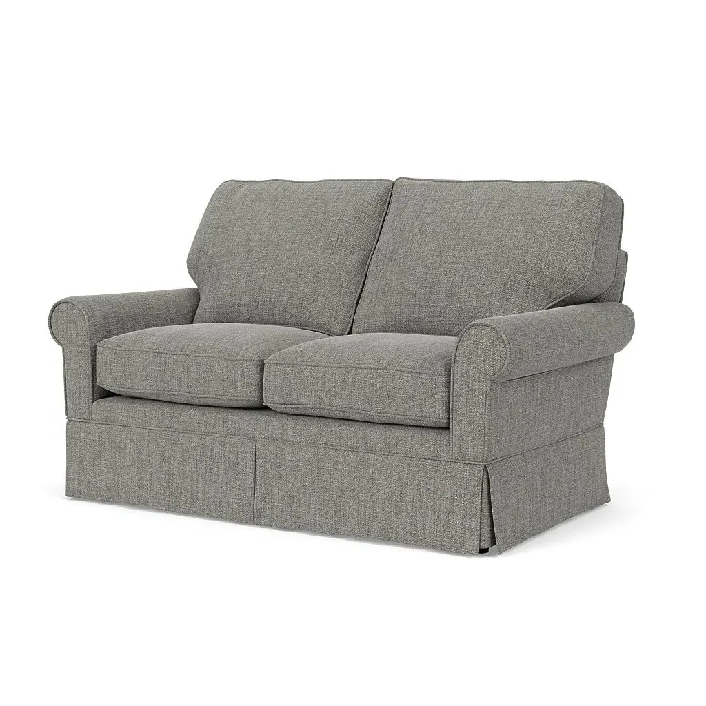2-Seater Sofa - Grey Marl, Rustic Weave