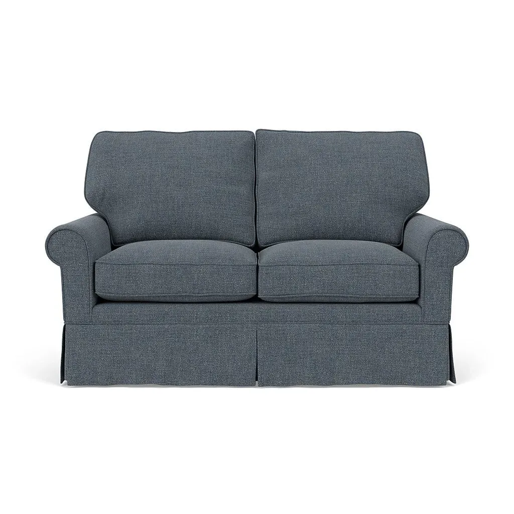 2-Seater Sofa - Indigo, Rustic Weave