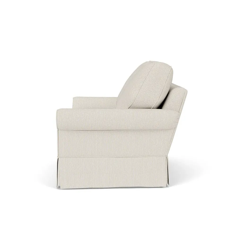 2-Seater Sofa - Natural, Broadway Stripe