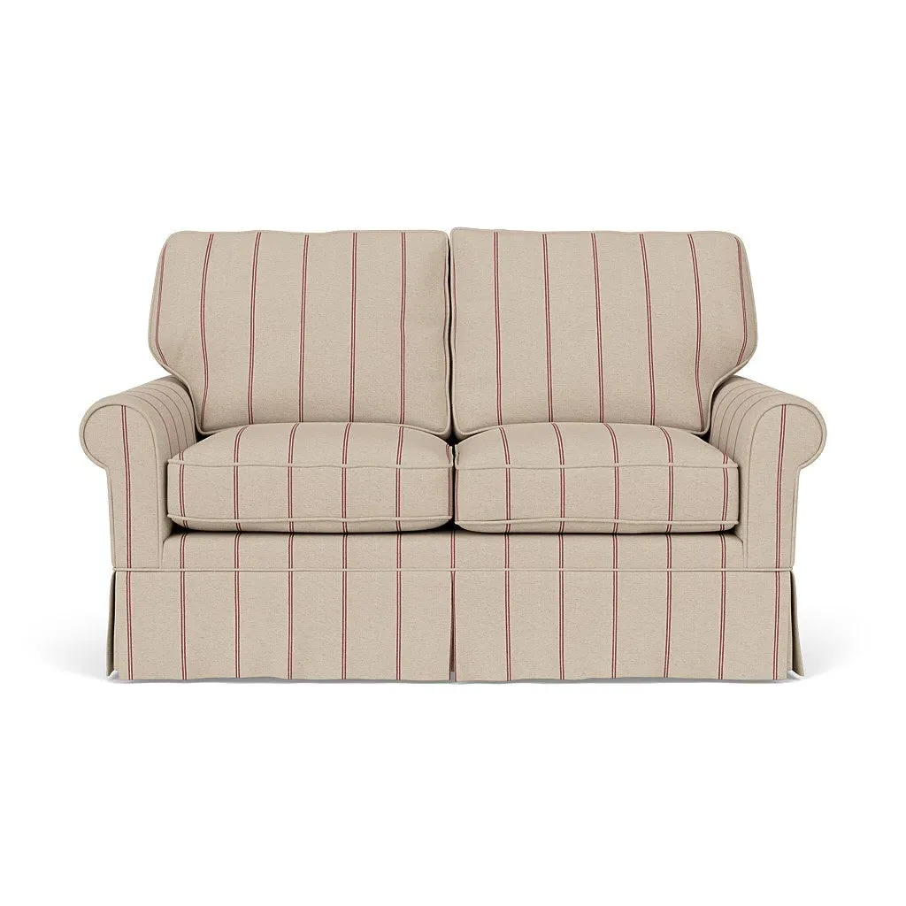 2-Seater Sofa - Raspberry, Compton Stripe image