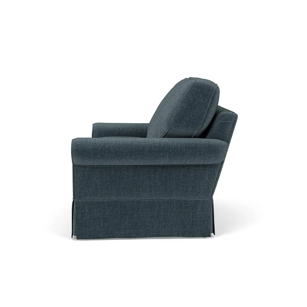 2-Seater Sofa - Teal, Eco Chenille
