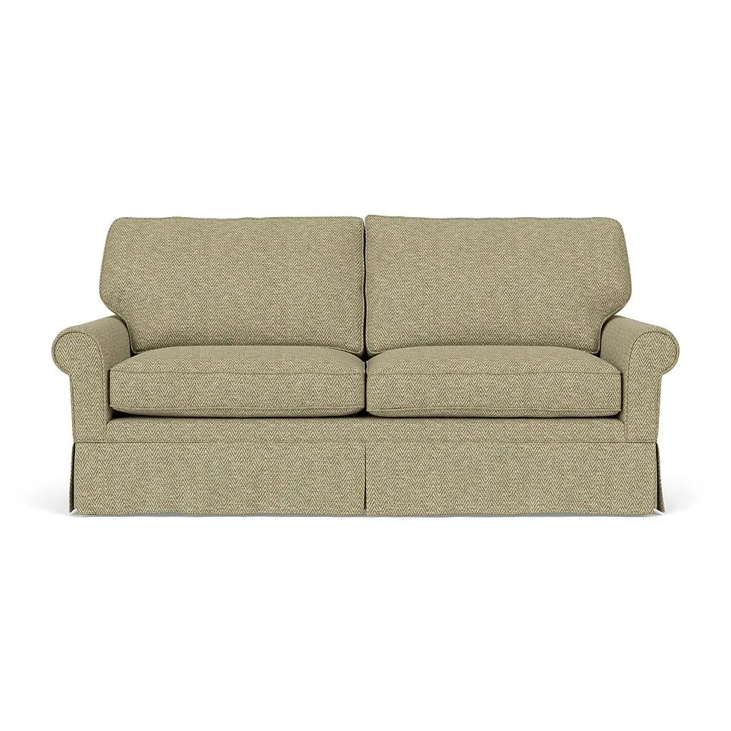3-Seater Sofa - Apple, Herringbone Weave