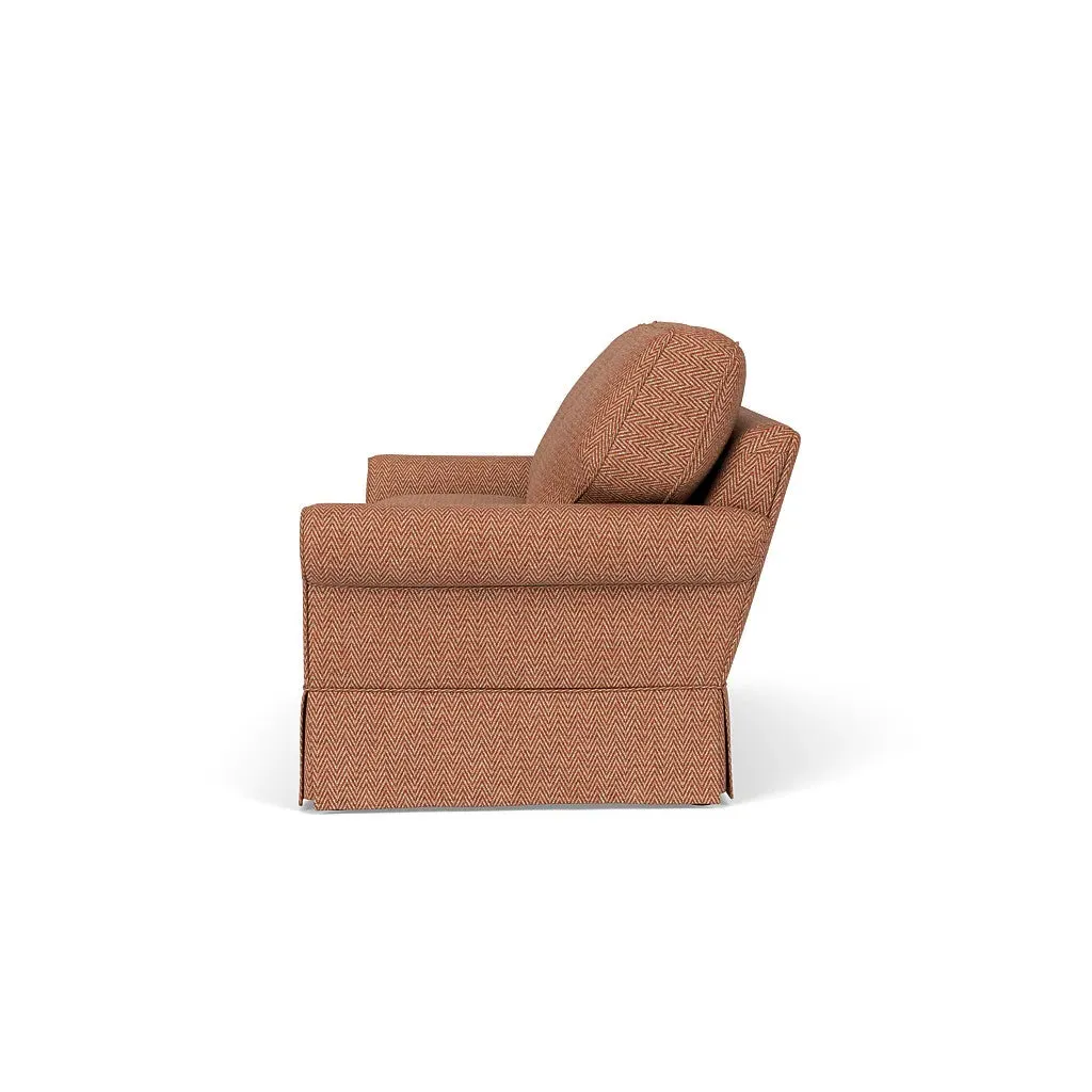 3-Seater Sofa - Brick, Herringbone Weave