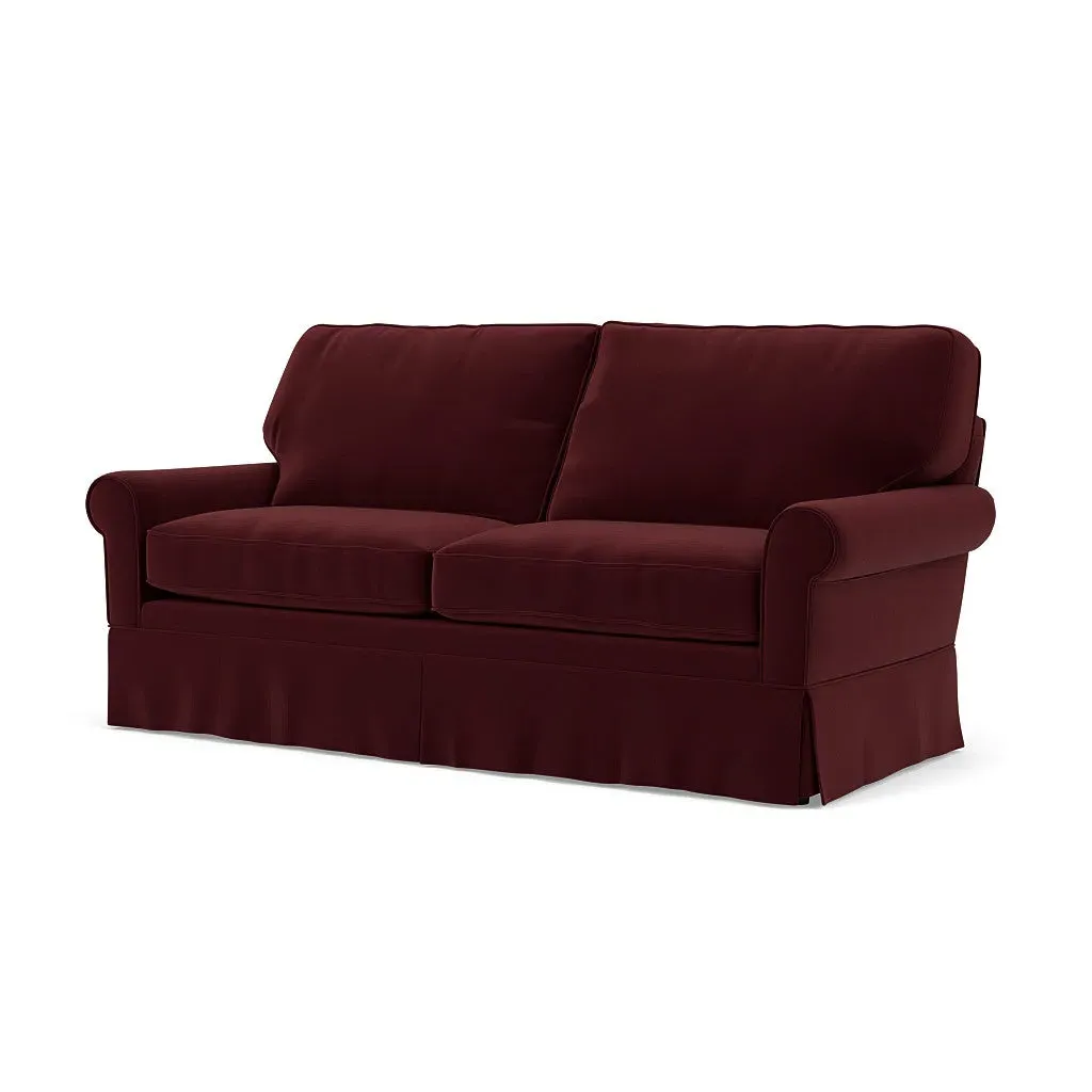 3-Seater Sofa - Dark Rosehip, Matt Velvet