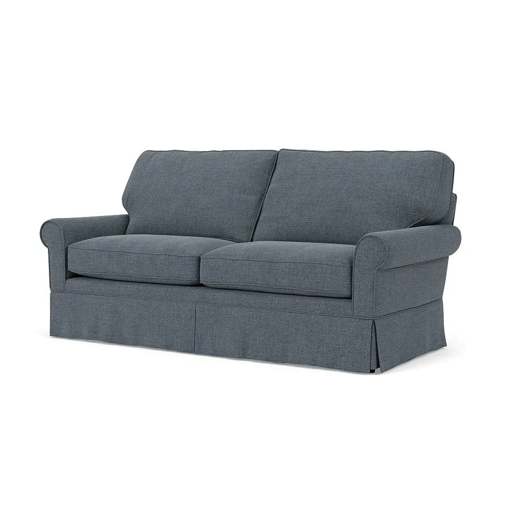 3-Seater Sofa - Indigo, Rustic Weave