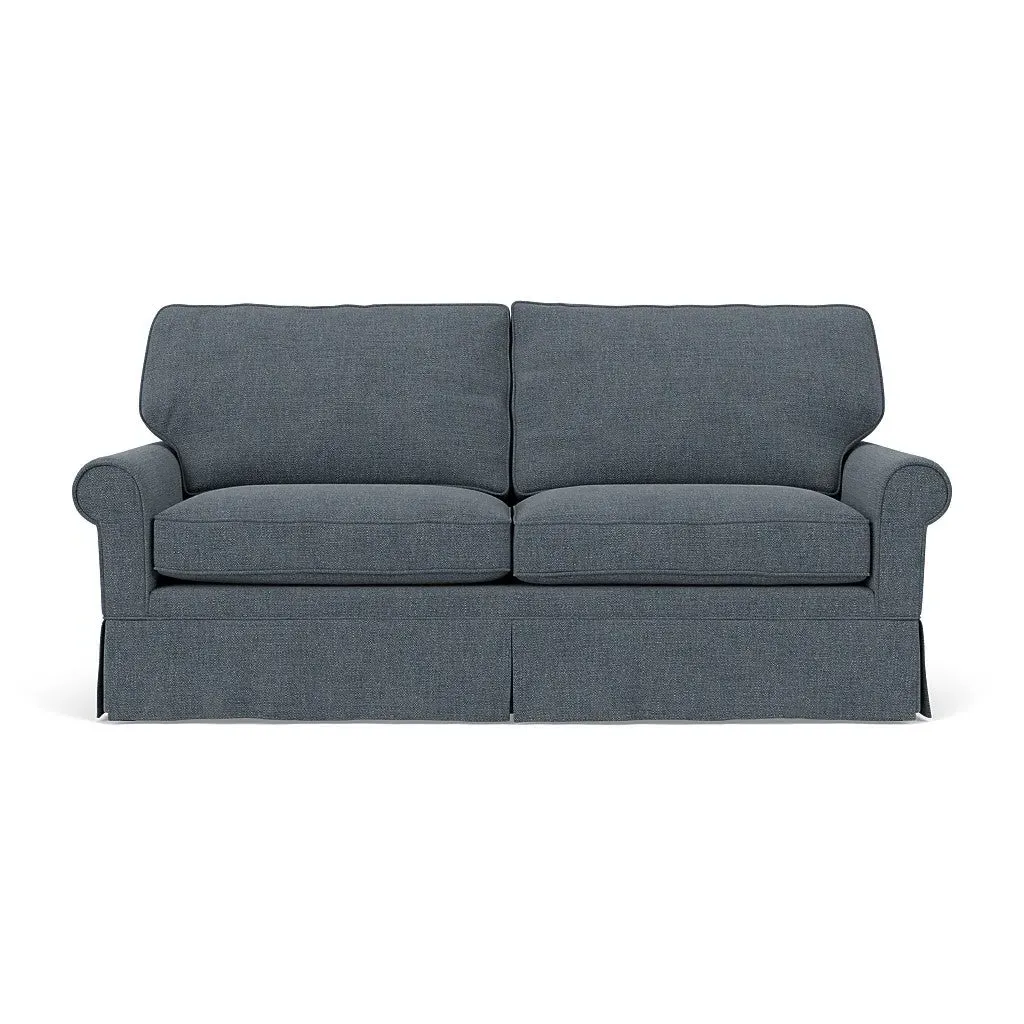 3-Seater Sofa - Indigo, Rustic Weave