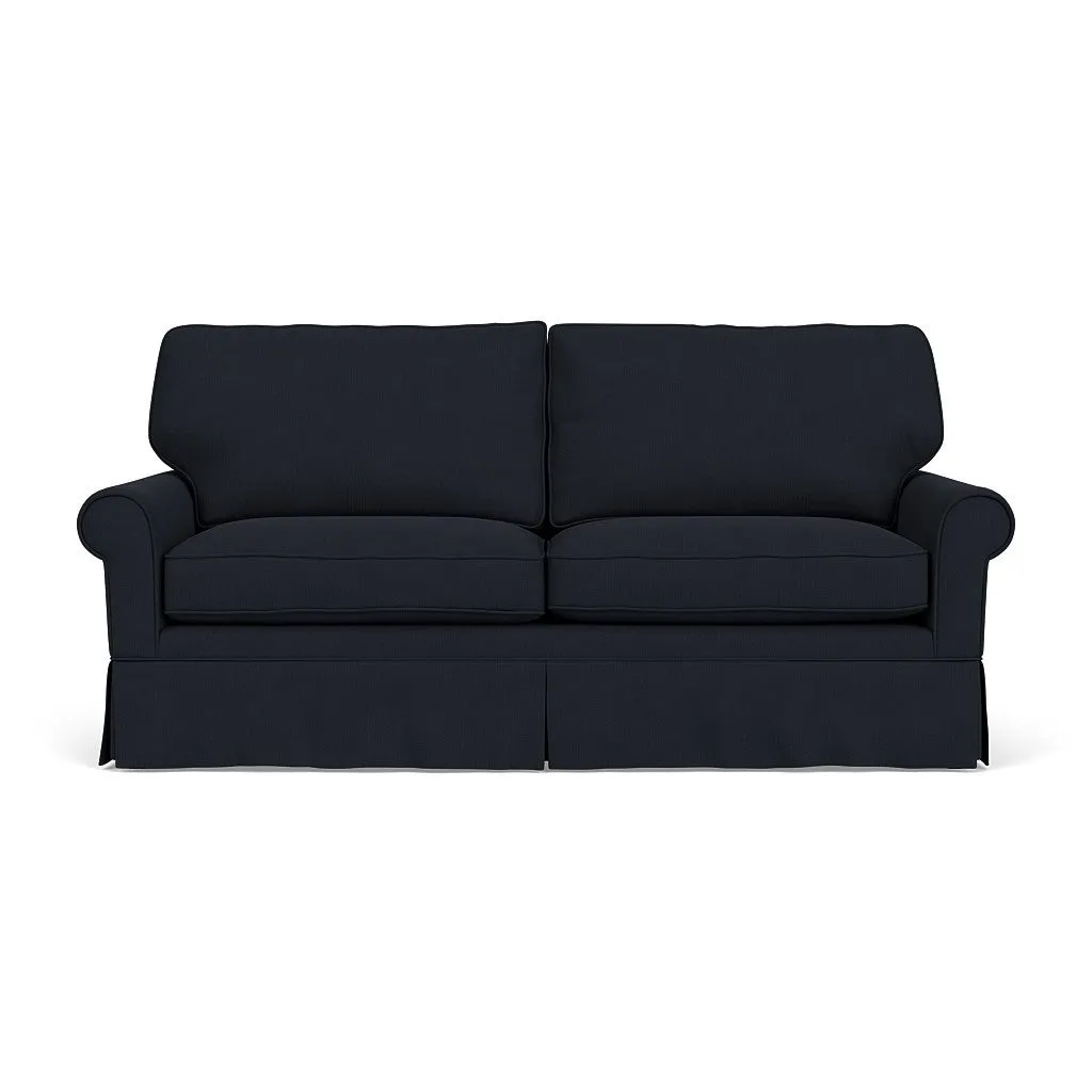 3-Seater Sofa - Ink, Linen Mix