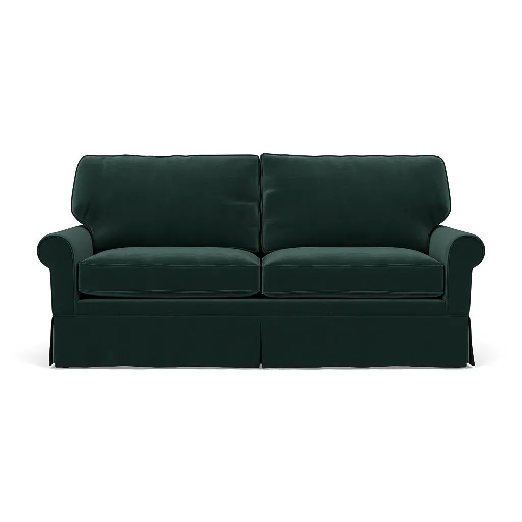 3-Seater Sofa - Lake, Matt Velvet