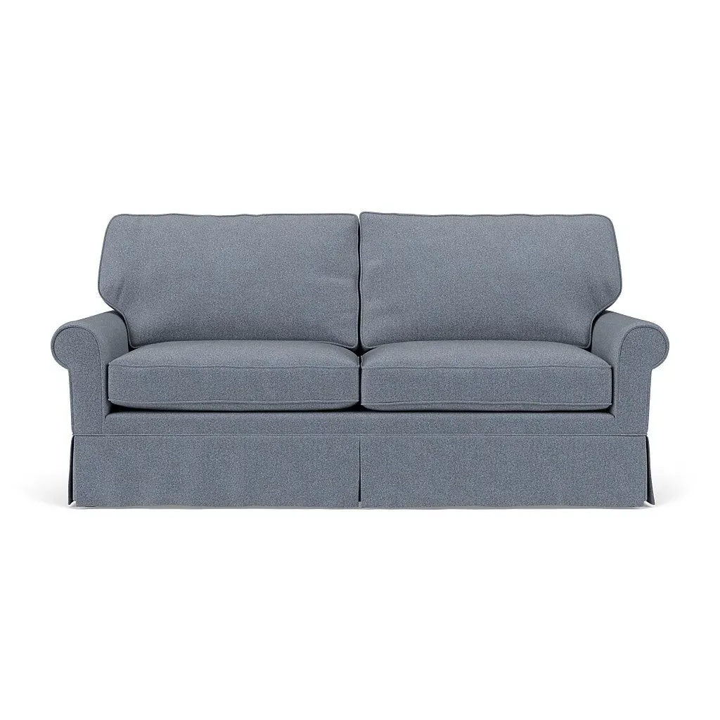 3-Seater Sofa - Navy, Eco Herringbone
