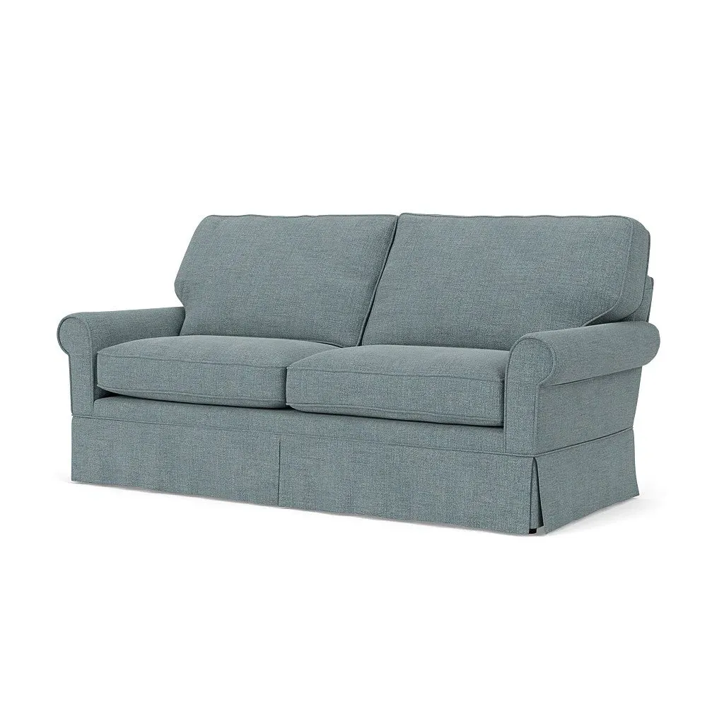 3-Seater Sofa - Teal, Rustic Weave