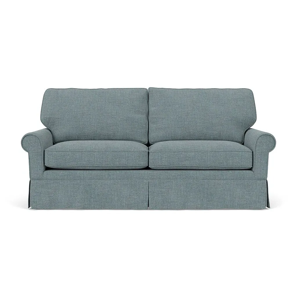 3-Seater Sofa - Teal, Rustic Weave