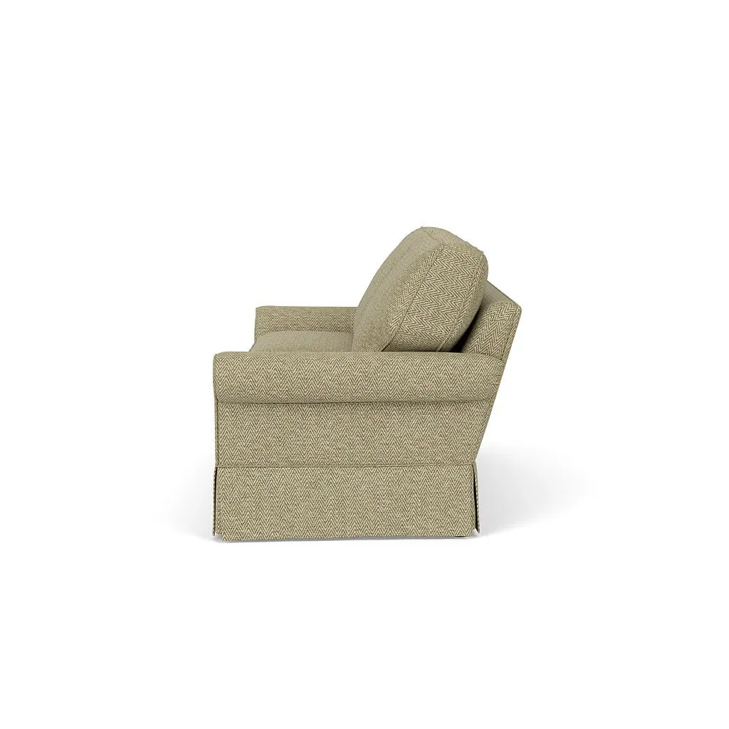 4-Seater Sofa - Apple, Herringbone Weave