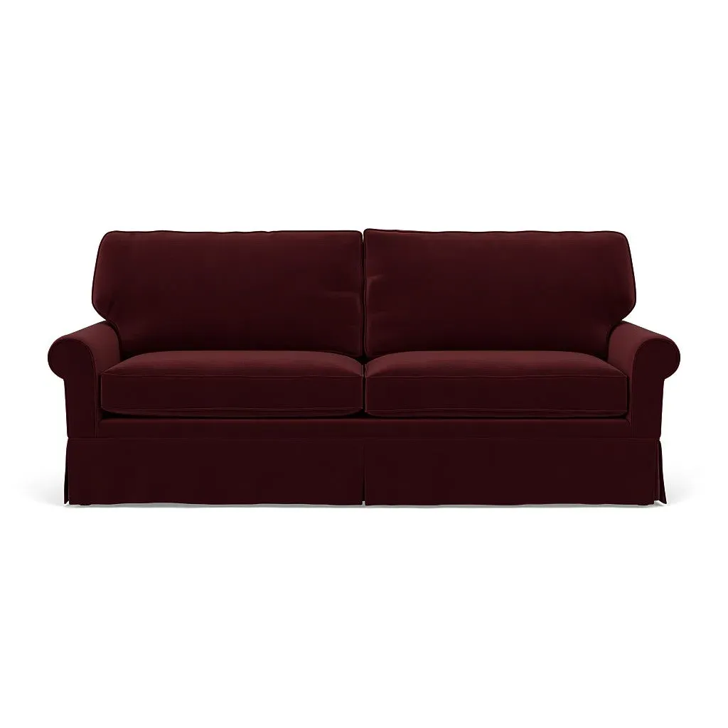 4-Seater Sofa - Dark Rosehip, Matt Velvet