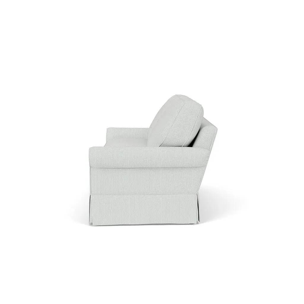 4-Seater Sofa - Duck Egg, Broadway Stripe
