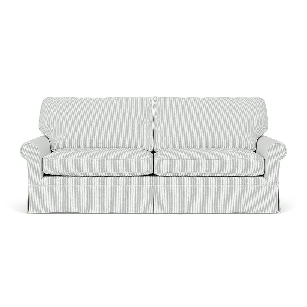 4-Seater Sofa - Duck Egg, Broadway Stripe