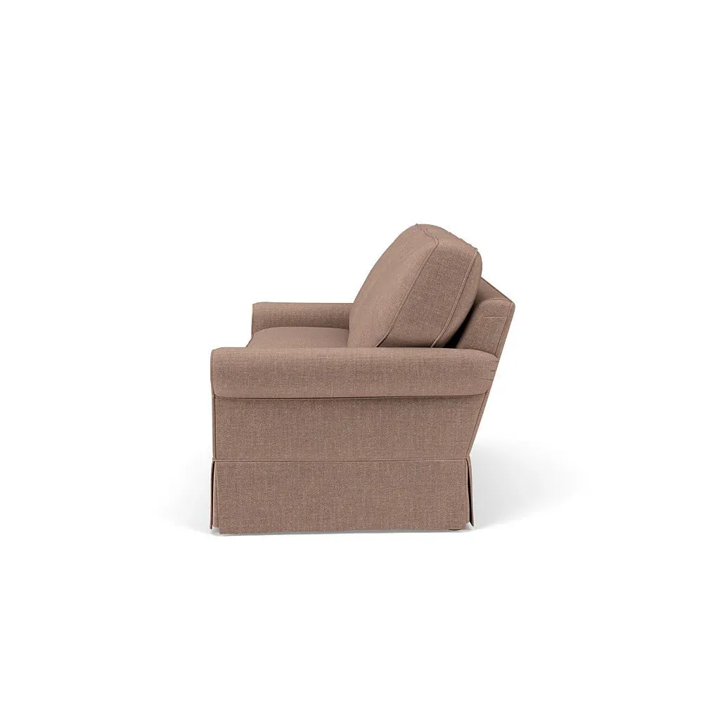 4-Seater Sofa - Dusky Rose, Eco Chenille