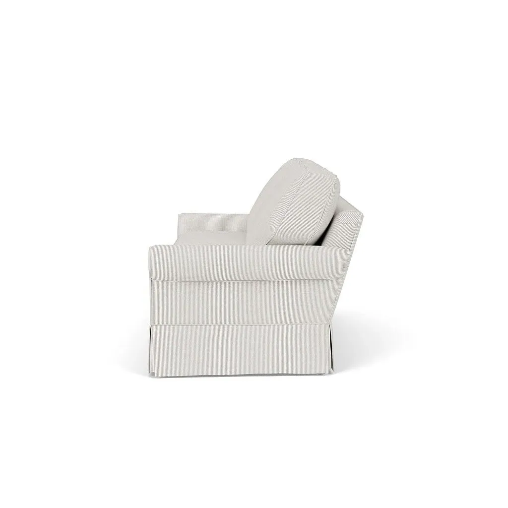 4-Seater Sofa - Grey, Broadway Stripe