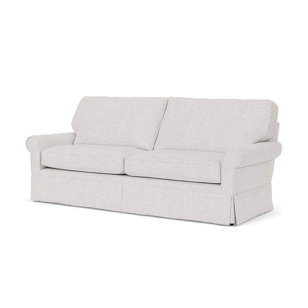 4-Seater Sofa - Grey, Broadway Stripe
