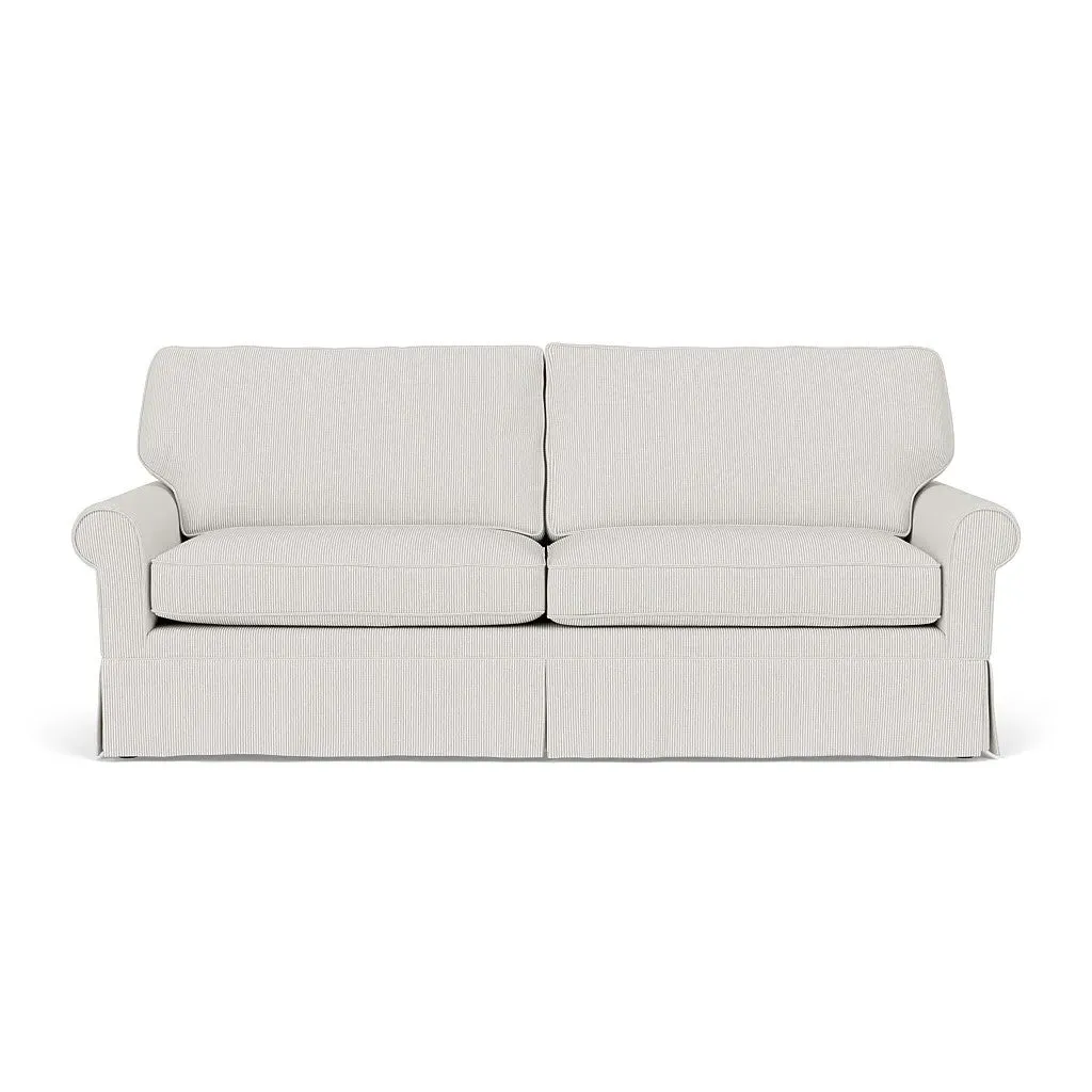 4-Seater Sofa - Grey, Broadway Stripe