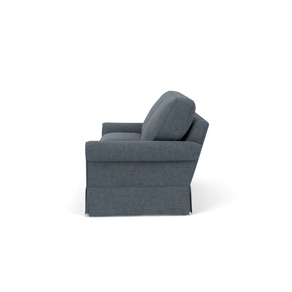 4-Seater Sofa - Indigo, Rustic Weave