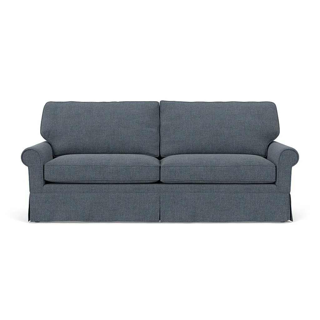 4-Seater Sofa - Indigo, Rustic Weave