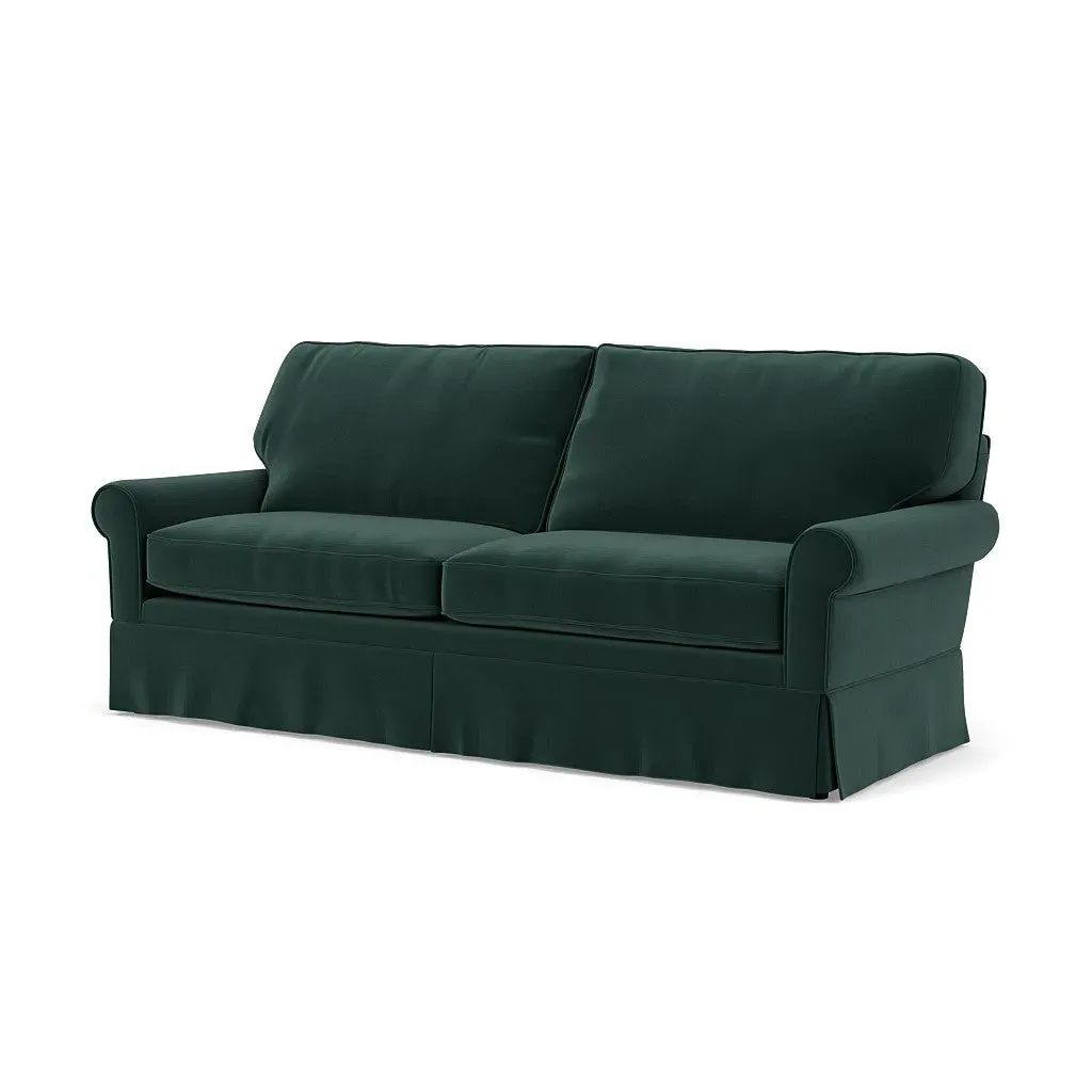 4-Seater Sofa - Lake, Matt Velvet