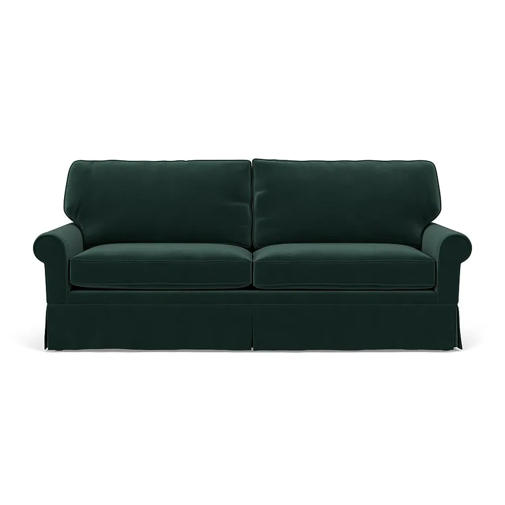4-Seater Sofa - Lake, Matt Velvet