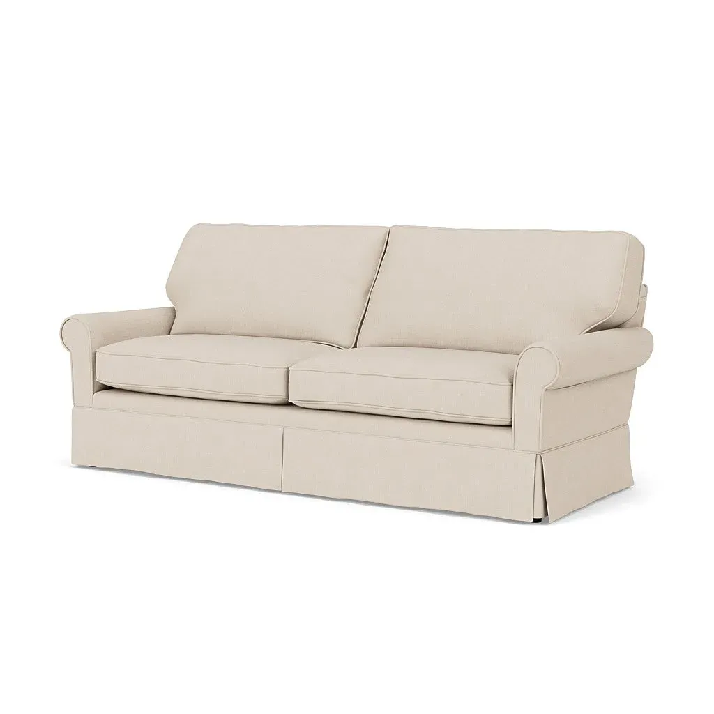 4-Seater Sofa - Lily White, House Linen Mix