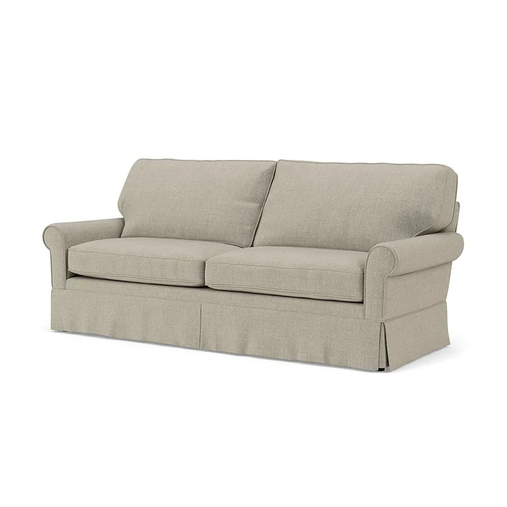 4-Seater Sofa - Natural, Eco Chenille