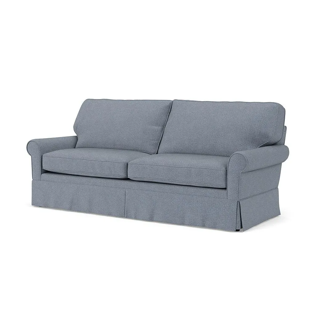 4-Seater Sofa - Navy, Eco Herringbone