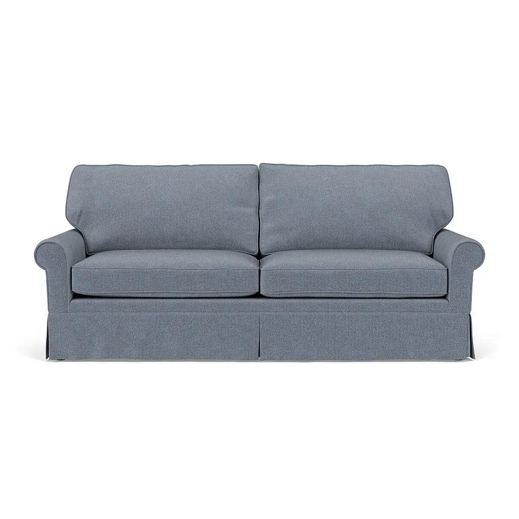 4-Seater Sofa - Navy, Eco Herringbone
