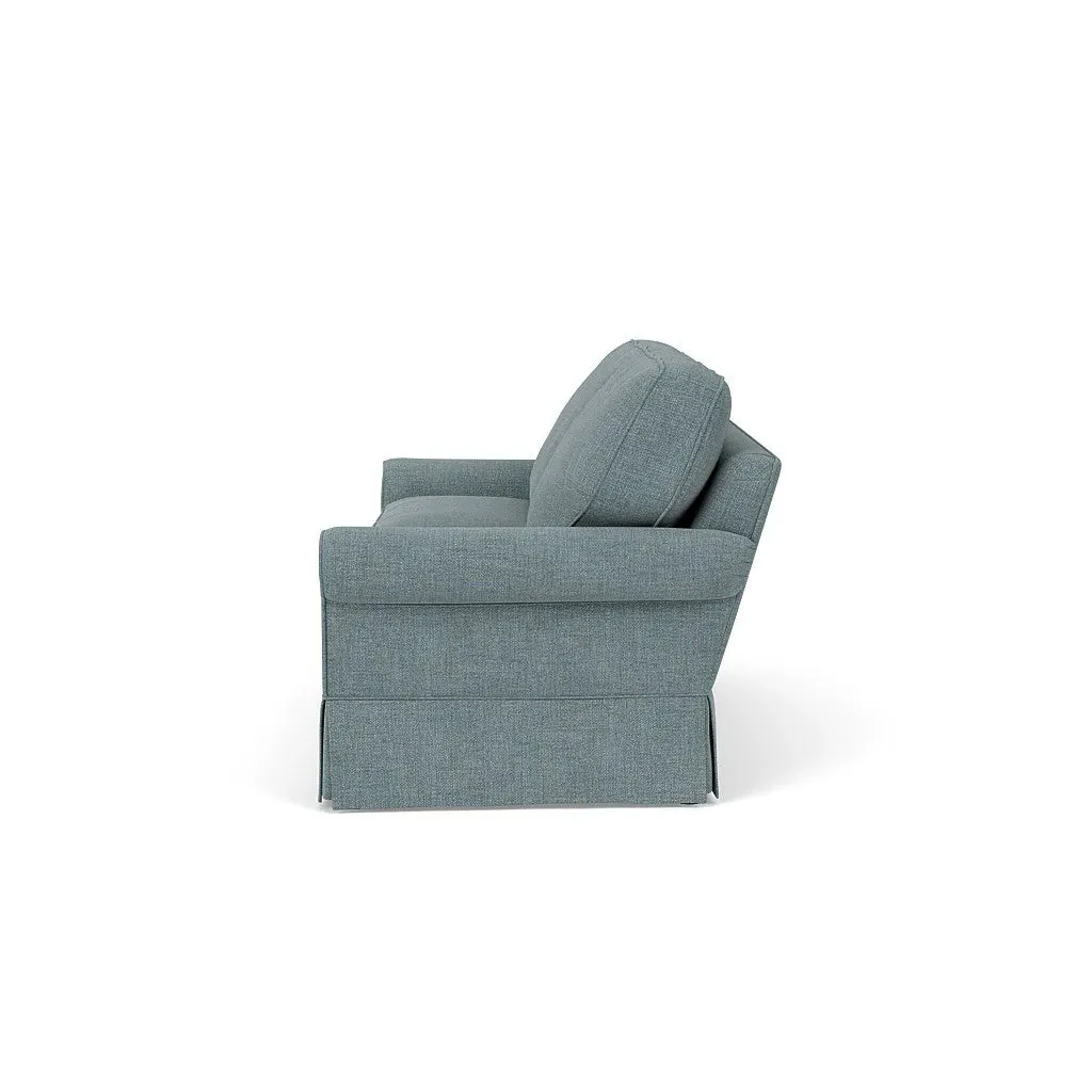 4-Seater Sofa - Teal, Rustic Weave