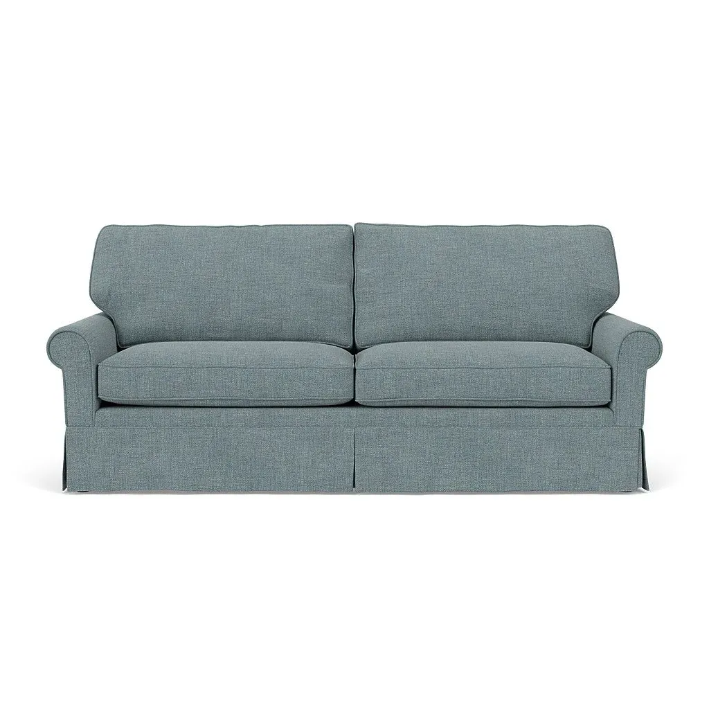 4-Seater Sofa - Teal, Rustic Weave