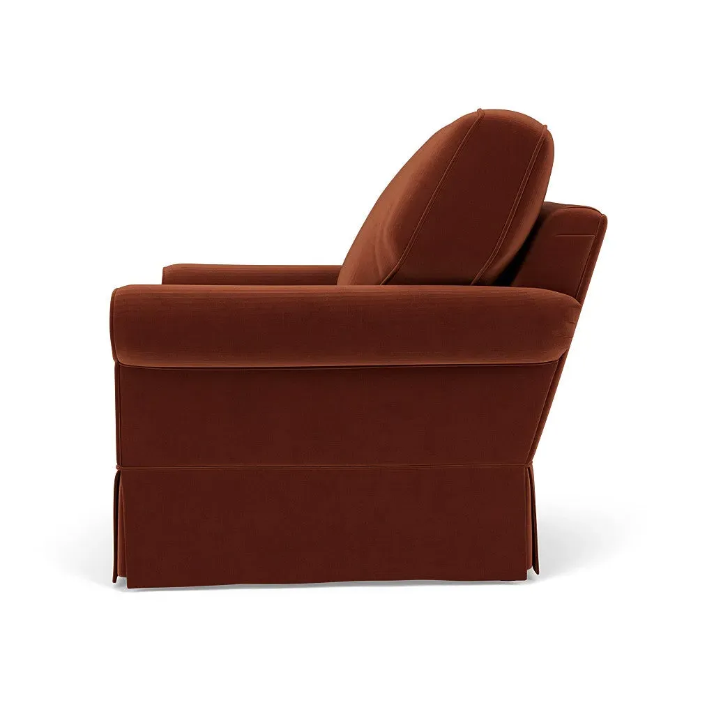 Armchair - Brick, Matt Velvet
