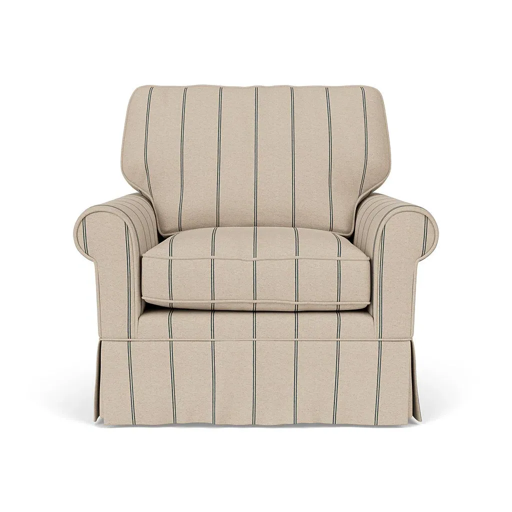 Armchair - Charcoal, Compton Stripe image